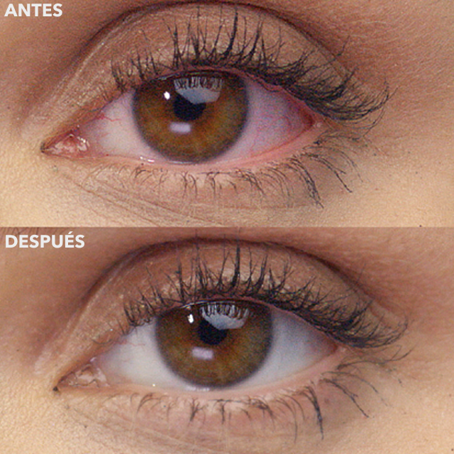Comparativa de mirada antes y despues