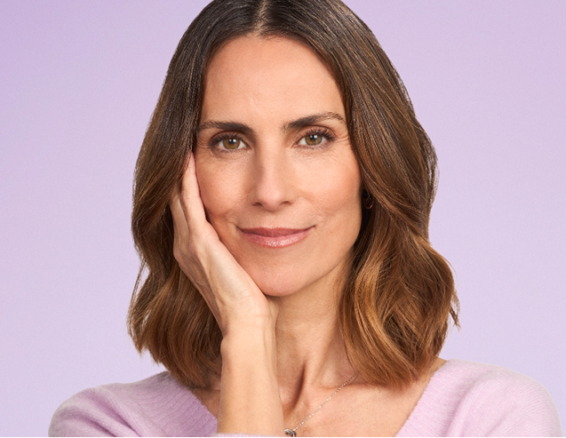 lady with hand on chin